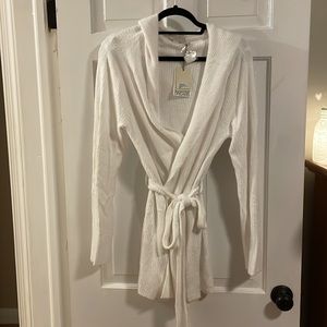 Barefoot Dreams Belted Hooded Cardigan